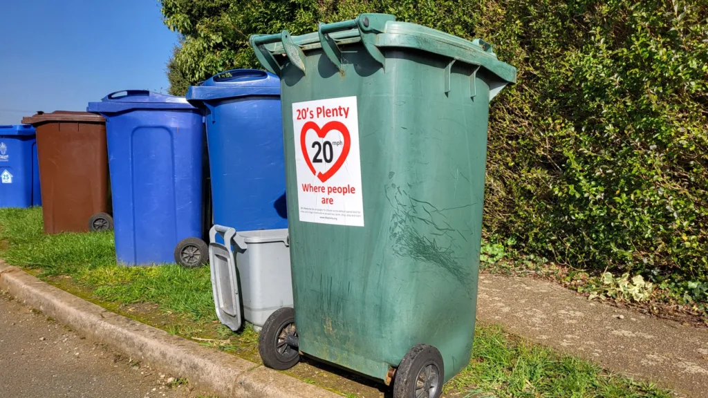 Oxfordshire residents offered free stickers to remind drivers that 20’s plenty