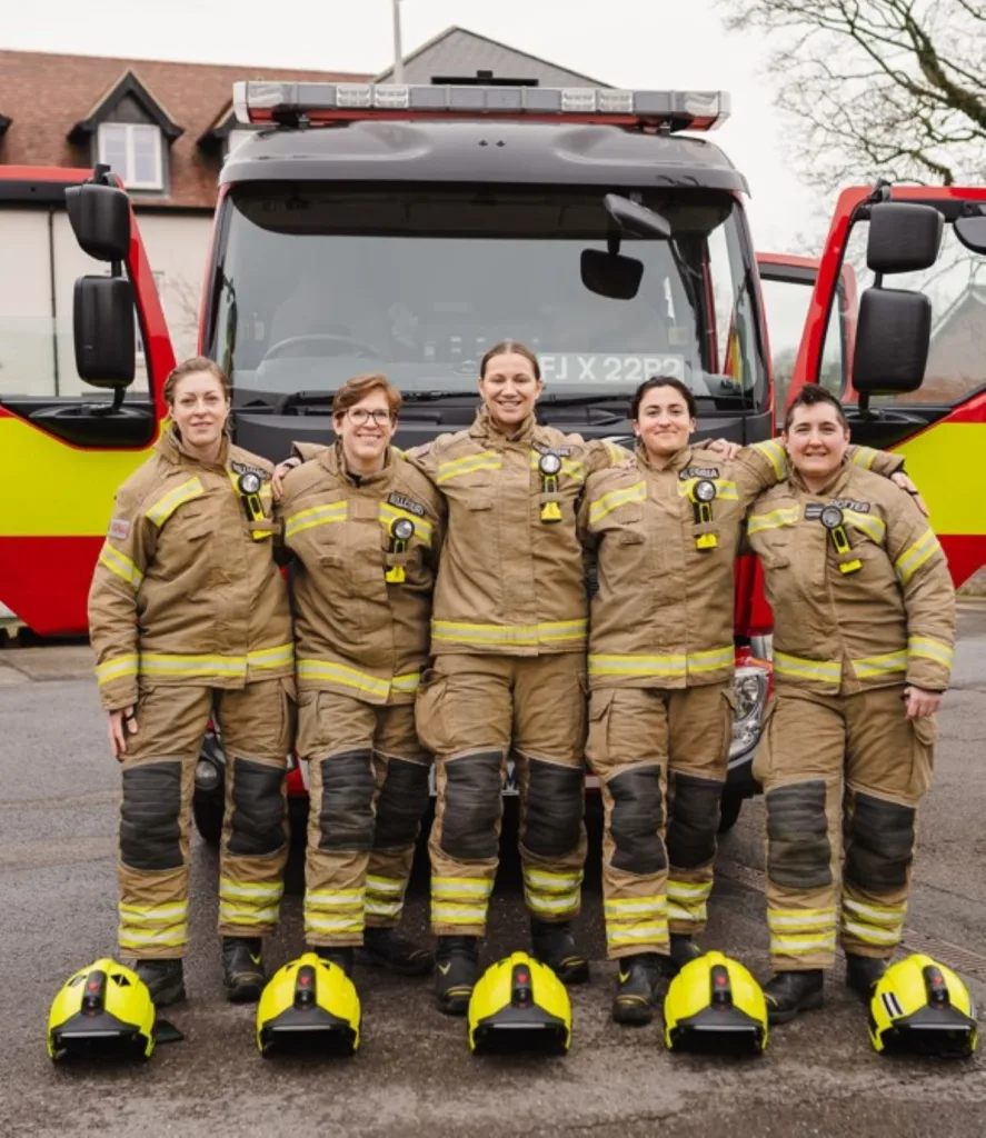 First all female fire crew in Oxfordshire in 20 years responds to emergencies