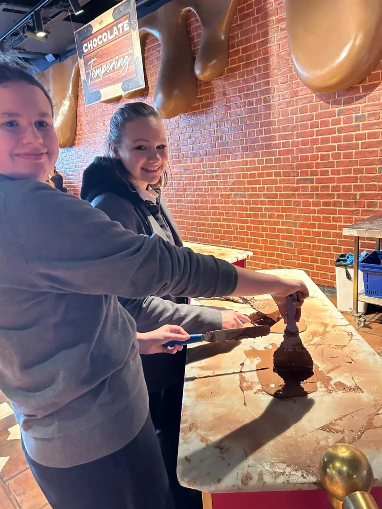Aureus students enjoy sweet careers trip to Cadbury World