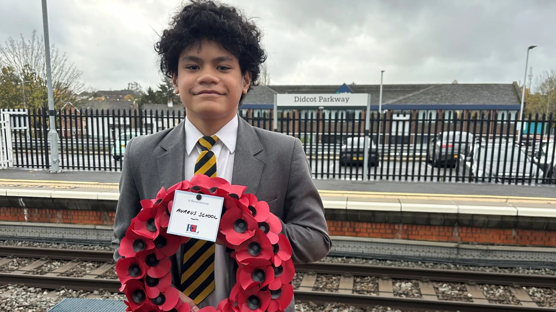 Aureus student honours Armed Forces in ‘Poppies to Paddington’ tribute