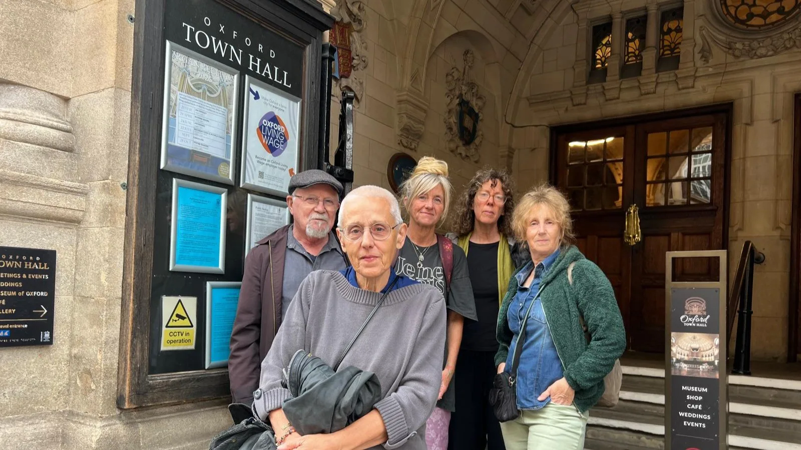 Save Bertie Park campaigners at the town hall