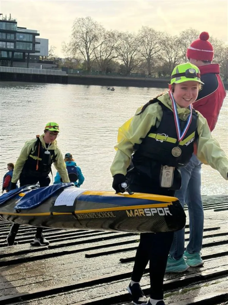 Cokethorpe pupils complete 125-mile international canoe race during Easter weekend