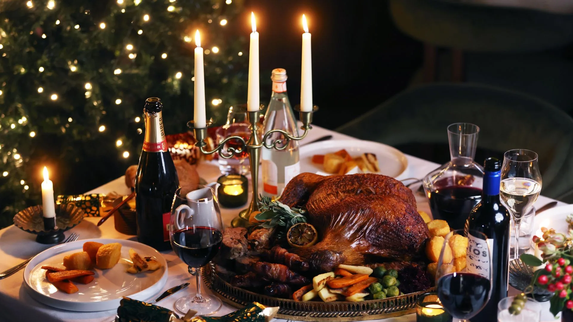 Crazy Bear Christmas Table