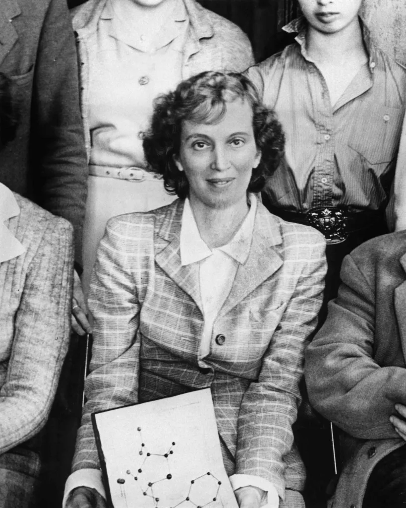 Dorothy Hodgkin. Among her most influential discoveries is the confirmation of the structure of penicillin. Image credit: Image: Daily Herald Archive/National Science & Media Museum/SSPL
