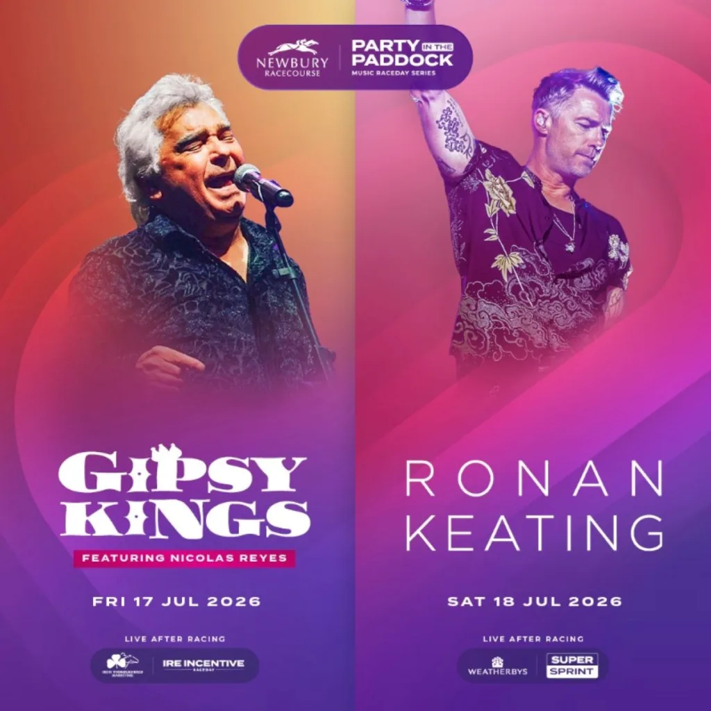 Gipsy Kings and Ronan Keating announced as 2026 Party in the Paddock headliners
