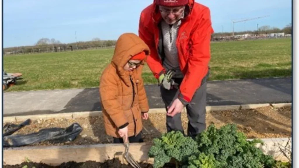Graven Hill residents launch first spring planting in new community garden