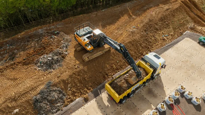 Major clean-up begins at illegal waste site in Kidlington