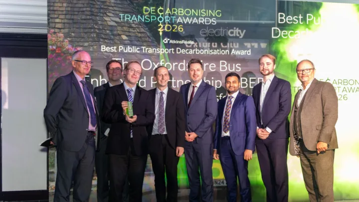 Oxford’s electric bus fleet wins national decarbonisation award