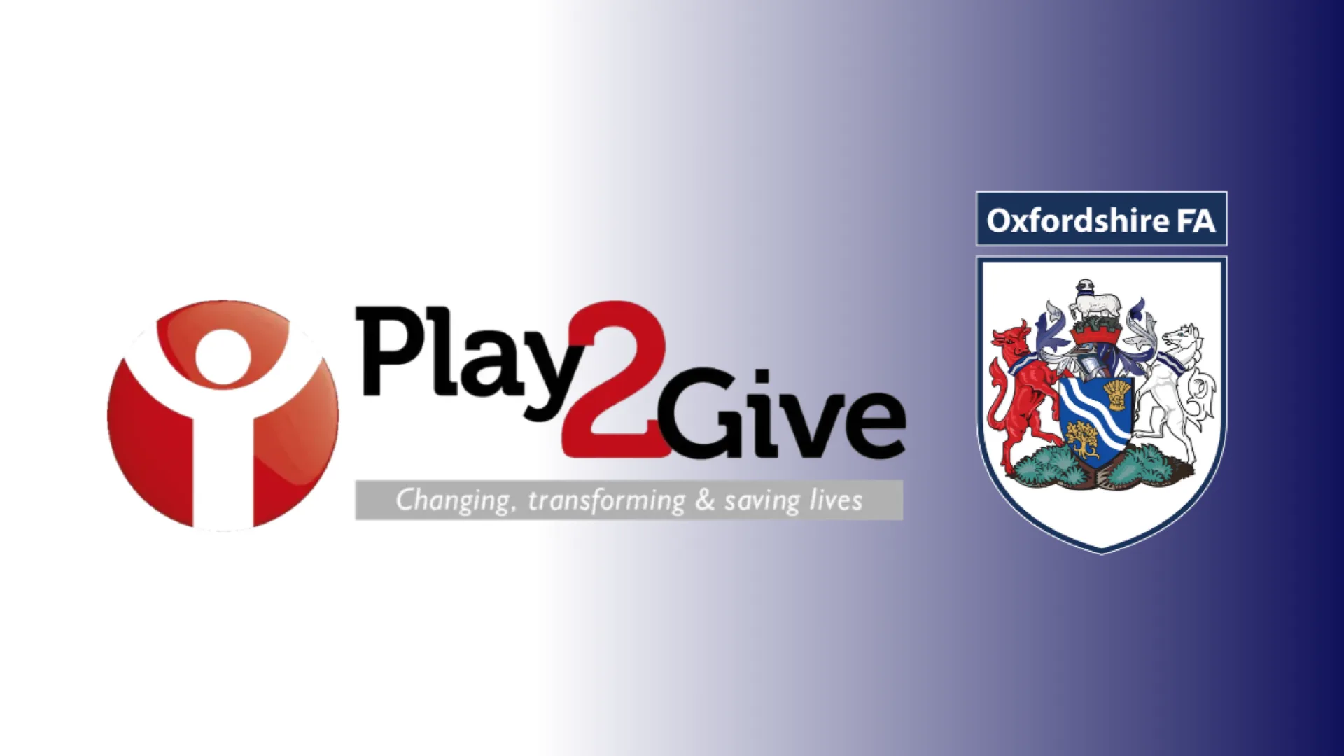 Oxfordshire FA partners with Play2Give charity