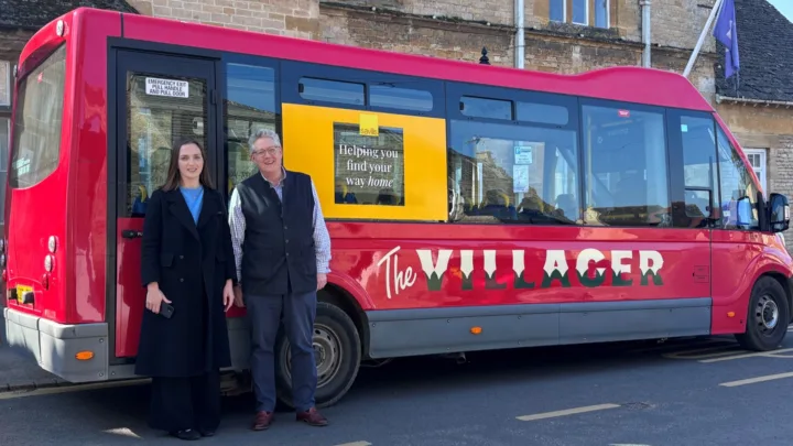 Savills supports The Villager community bus service in Cotswolds for 2026