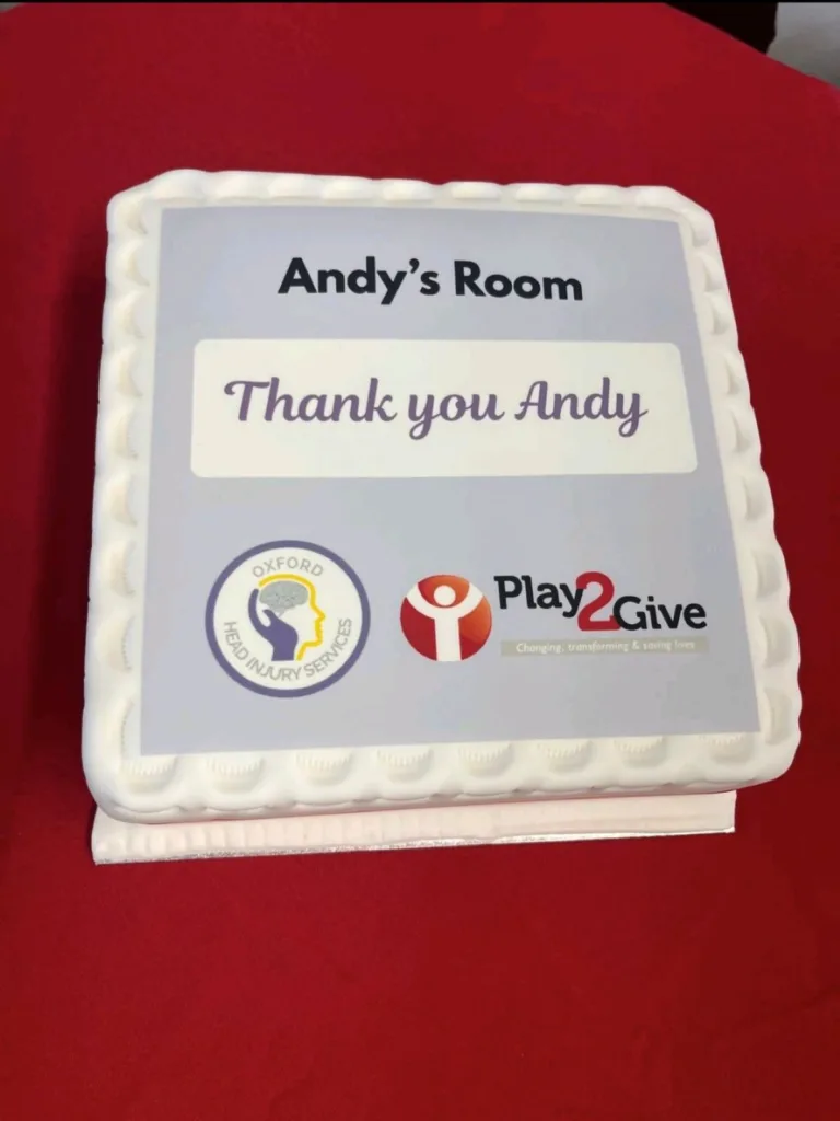 Sensory room named after Andy Baker opens at Oxford Head Injury Services