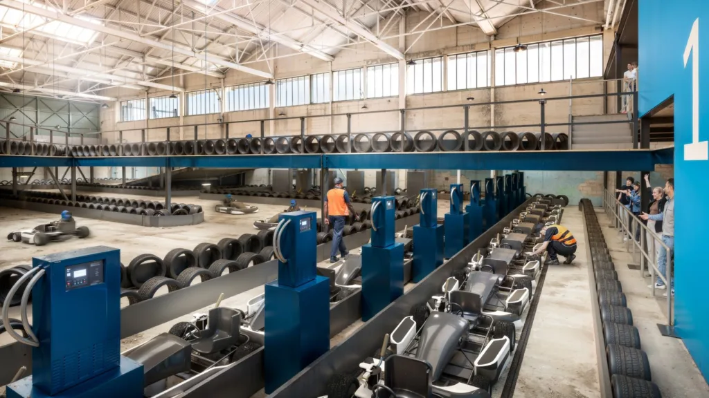 Bicester Motion completes £4m restoration of historic Hangar 137 as TeamSport prepares new e-karting centre