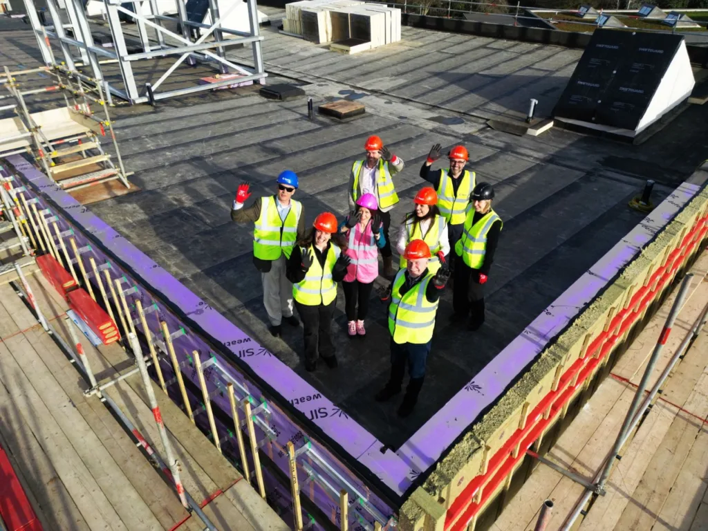 The Oxford Trust tops out Aspen Building in major step for Oxford science hub