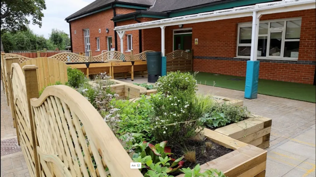 Oxford North volunteers create sensory garden and transform Wolvercote community spaces