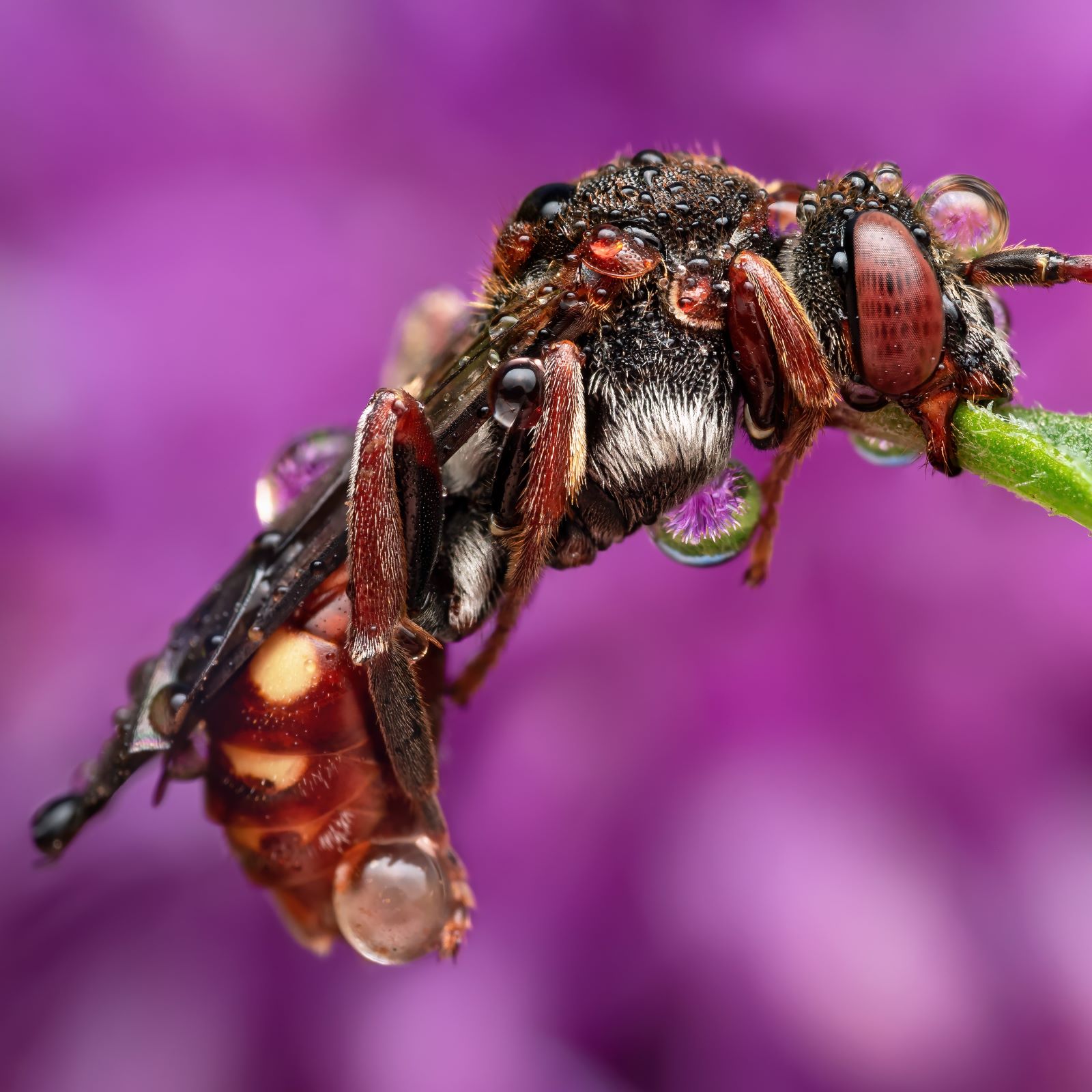 19 stunning photos from this year’s BBOWT wildlife photography competition. Image: Photograph of a ‘near threatened’ bee by Luke Chambers, crowned the winner of the wildlife photography contest.