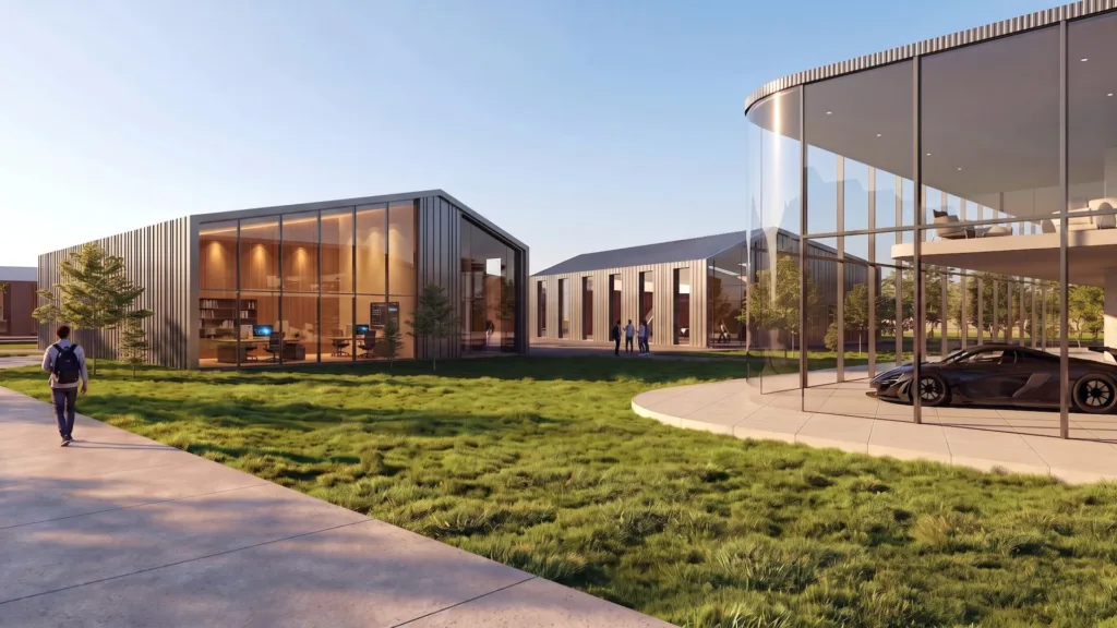 Proposed flexible employment space at Bicester Motion