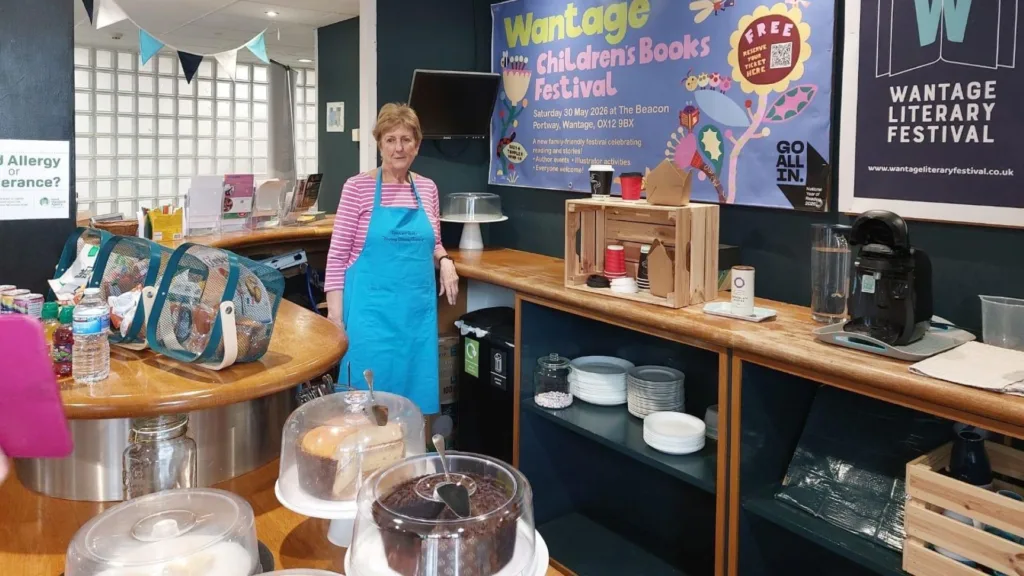 Brews and Book volunteer-run café at The Beacon in Wantage celebrates first birthday