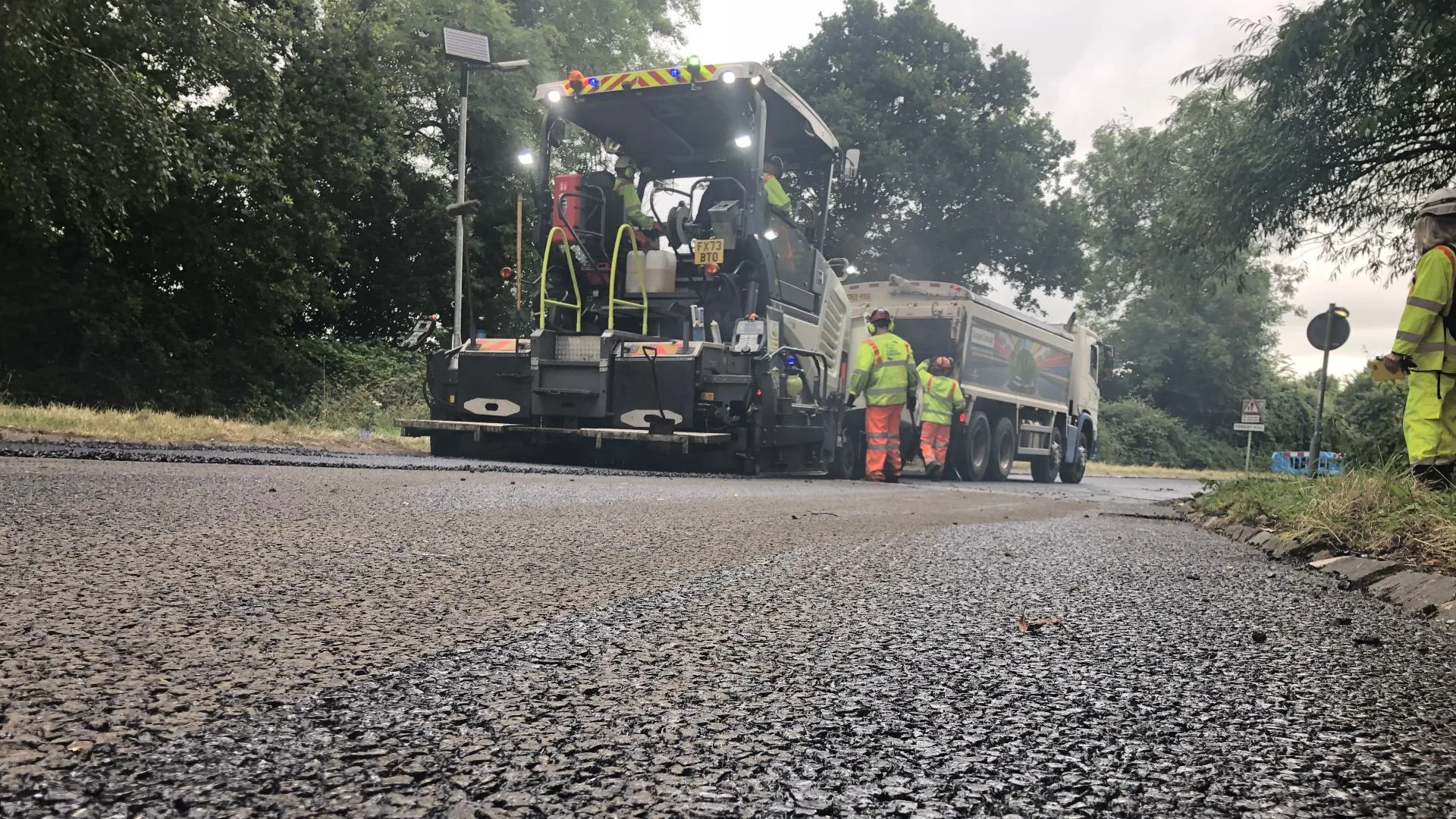 Oxfordshire carriageway structural maintenance work