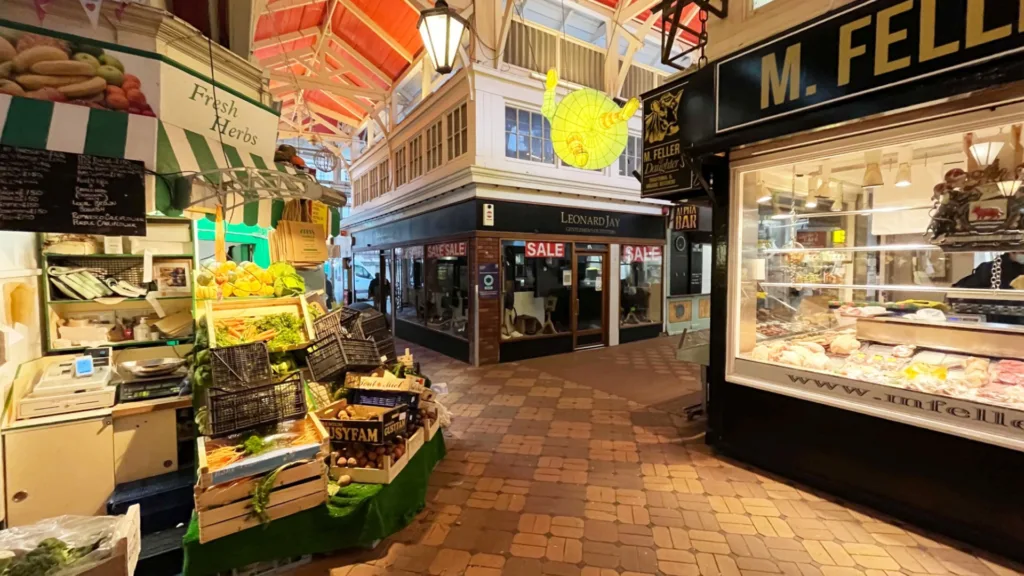 Existing view inside Covered Market