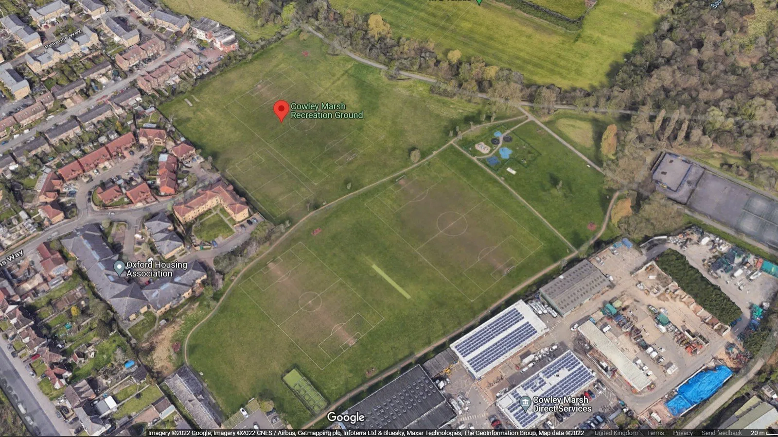 New cycle and pedestrian paths could be created in two Oxford parks