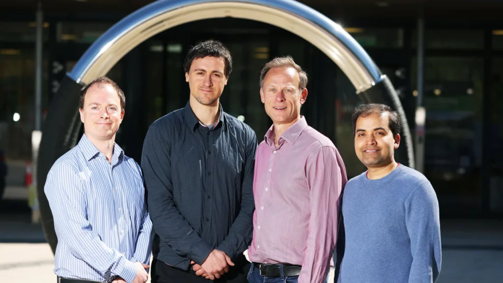Densix team outside the Wood Centre for Innovation in Headington. Photo credit: Ed Nix