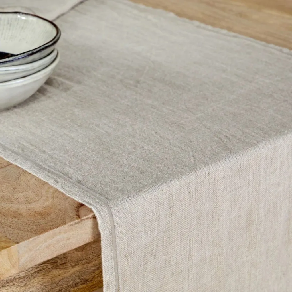 Junto Linen Runner, Natural - Large
Rowen & Wren