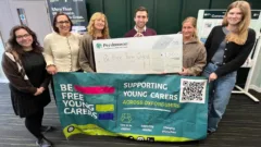 Persimmon Homes Wessex Be Free Young Carers donation