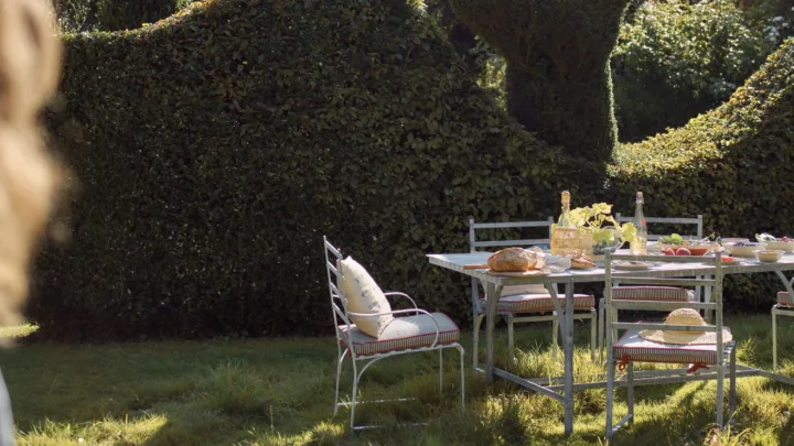 Stylish modern rustic tablescape accessories for al fresco dining and garden parties