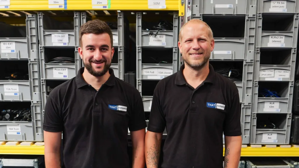 Left to right: Tom Willoughby, General Manager of That Event Company and James Walton, Director and Founder of That Event Company
