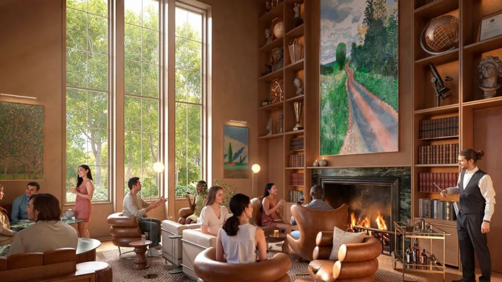 CGI of The Chapel and Lodge Restaurant