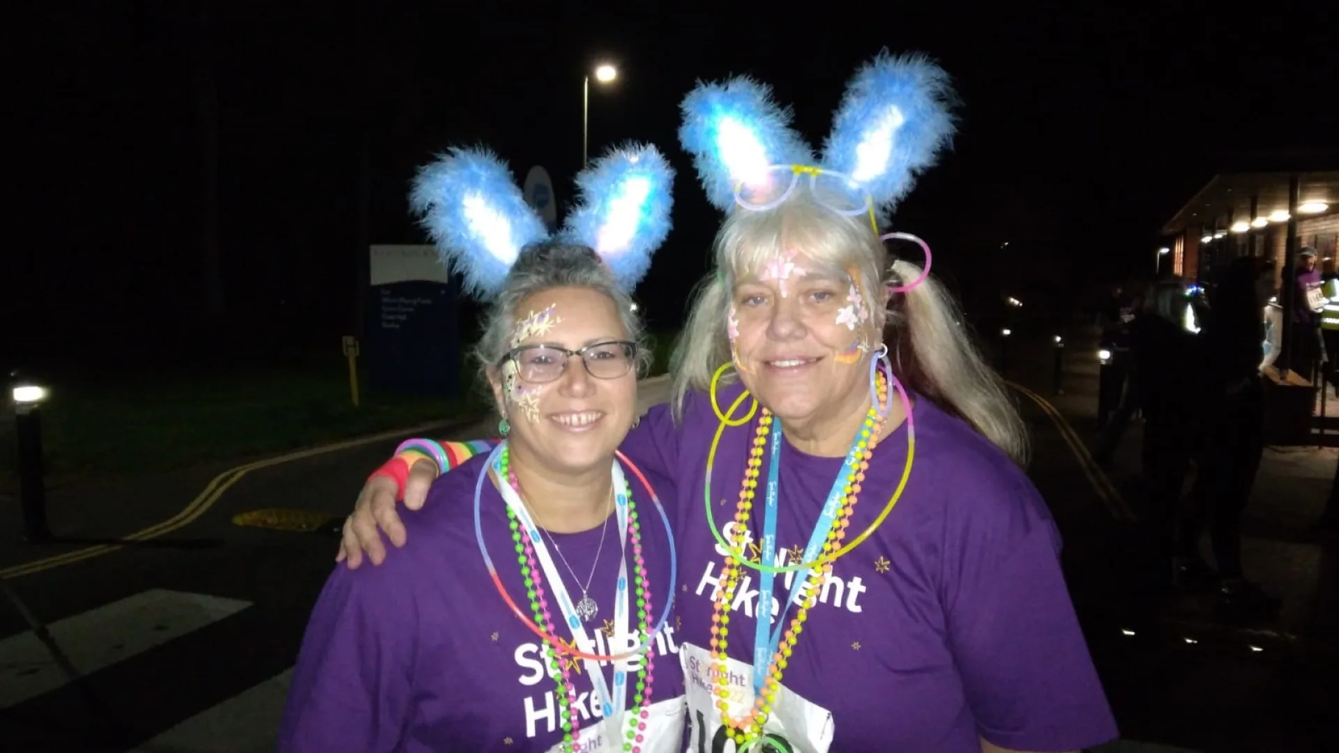 Sue Ryder nurses join families in remembering loved ones in a walk under the stars