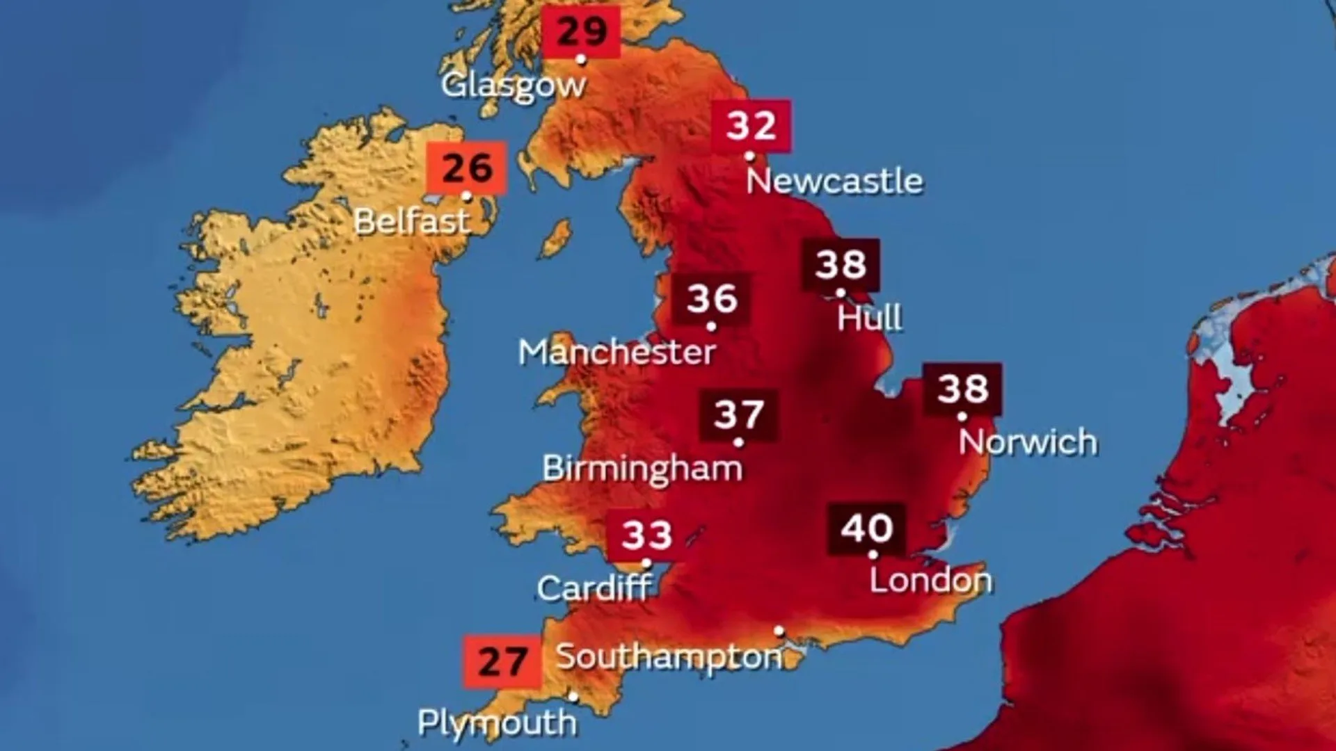 National emergency as Met Office issues first-ever red warning for extreme heat