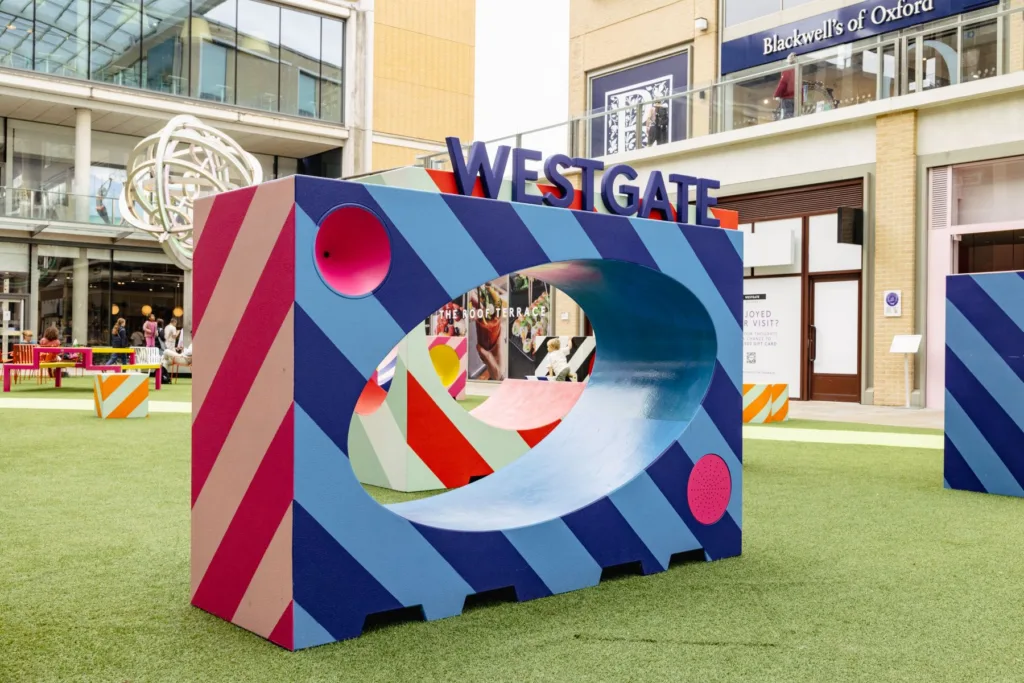 ART and PLAY’ 3D installation at Westgate Oxford - 01