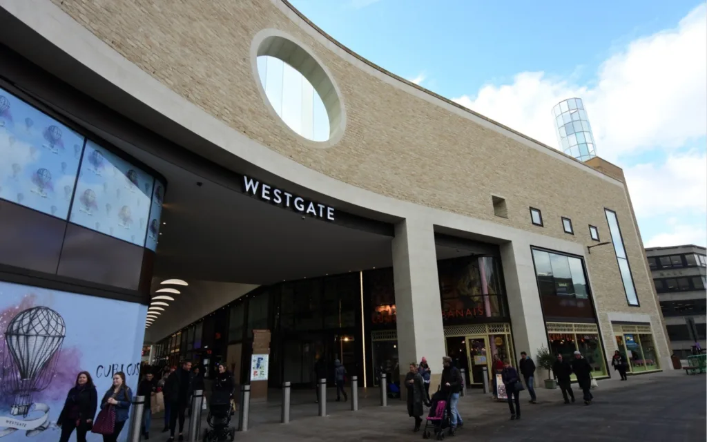Westgate Oxford Shopping Centre Exterior